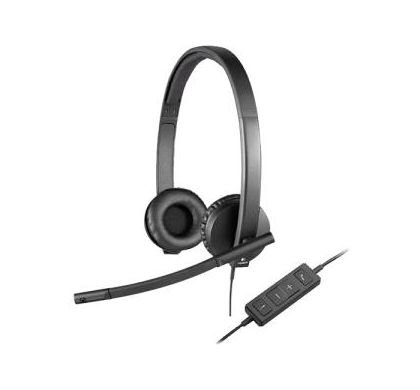 LOGITECH H570e Wired Stereo Headset - Over-the-head - Supra-aural
