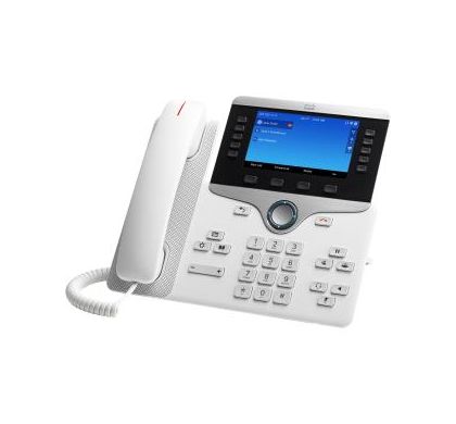 CISCO 8861 IP Phone - Cable - Wall Mountable, Desktop - White