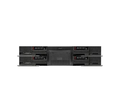 LENOVO Flex System x480 X6 719645M Blade Server - 2 x Intel Xeon E7-4850 v3 Tetradeca-core (14 Core) 2.20 GHz Front