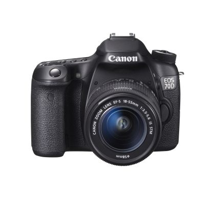 CANON EOS 70D 20.2 Megapixel Digital SLR Camera with Lens - 18 mm - 135 mm