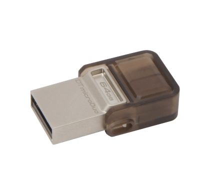 KINGSTON DataTraveler microDuo 64 GB USB 3.0, Micro USB Flash Drive - Black