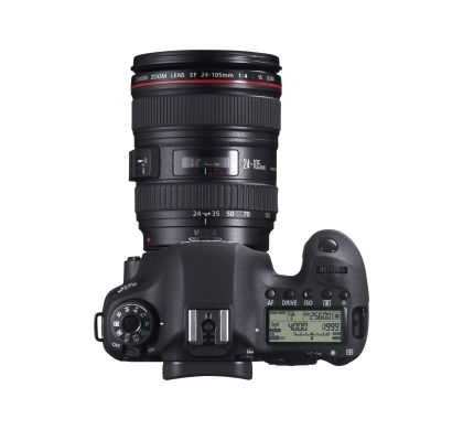 CANON EOS 6D 20.2 Megapixel Digital SLR Camera with Lens - 24 mm - 105 mm Top