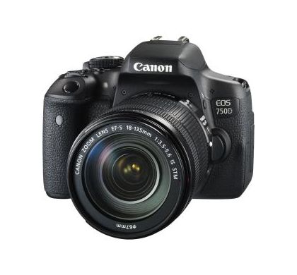 CANON EOS 750D 24.2 Megapixel Digital SLR Camera with Lens - 18 mm - 55 mm