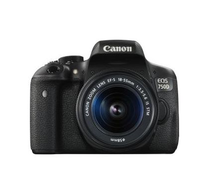 CANON EOS 750D 24.2 Megapixel Digital SLR Camera with Lens - 18 mm - 55 mm (Lens 1), 55 mm - 250 mm (Lens 2)