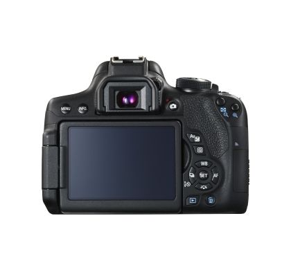 CANON EOS 750D 24.2 Megapixel Digital SLR Camera with Lens - 18 mm - 55 mm (Lens 1), 55 mm - 250 mm (Lens 2) Rear