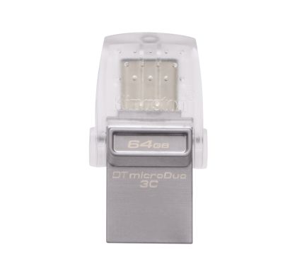 KINGSTON DataTraveler microDuo 3C 64 GB USB 3.1 Flash Drive Top