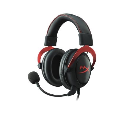 KINGSTON HyperX Cloud II Wired Surround Headset - Over-the-head - Circumaural - Red