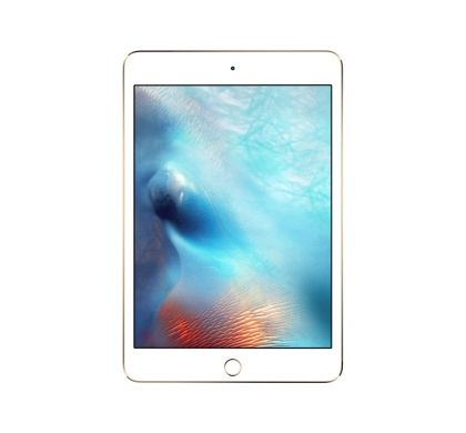 APPLE iPad mini 4 16 GB Tablet - 20.1 cm (7.9") - Retina Display - Wireless LAN - 4G -  A8 Dual-core (2 Core) 1.50 GHz - Gold Front