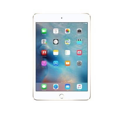 APPLE iPad mini 4 128 GB Tablet - 20.1 cm (7.9") - Retina Display - Wireless LAN -  A8 Dual-core (2 Core) 1.50 GHz - Gold Front