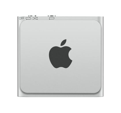 APPLE iPod Shuffle 5G 2 GB Flash MP3 Player - White, Silver Rear