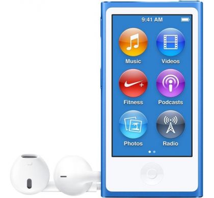 APPLE iPod nano 8G 16 GB Blue Flash Portable Media Player