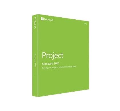MICROSOFT Project 2016 Standard - Box Pack - 1 Licence