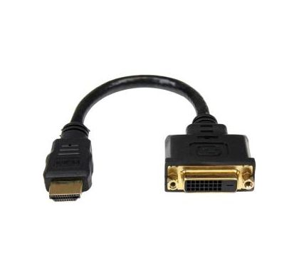 STARTECH .com HDMI/DVI Video Cable for Video Device, Monitor, Notebook - 20.32 cm - Shielding