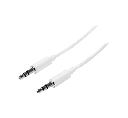 STARTECH .com Mini-phone Audio Cable for Audio Device, iPhone, iPod, iPad, Headphone - 3 m - 1 Pack