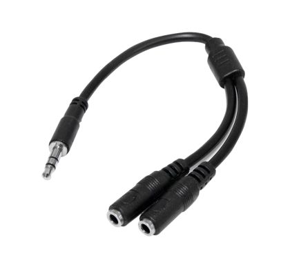 STARTECH .com Mini-phone Audio Cable for Audio Device, Headphone, Speaker, Cellular Phone, iPhone, iPad, iPod - 20 cm - 1 Pack