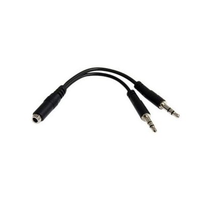 STARTECH .com Mini-phone Audio Cable for Audio Device, Headphone, Microphone - 12.95 cm - 1 Pack