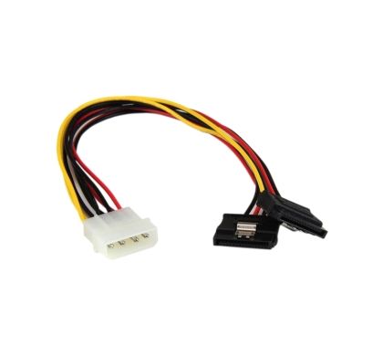 STARTECH .com PYO2LP4SATA Adapter Cord - 30.48 cm Length - LP4 - SATA