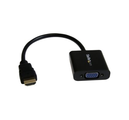 STARTECH .com HDMI/VGA Video Cable for Video Device, Ultrabook, Notebook, Projector, Monitor - 1 Pack