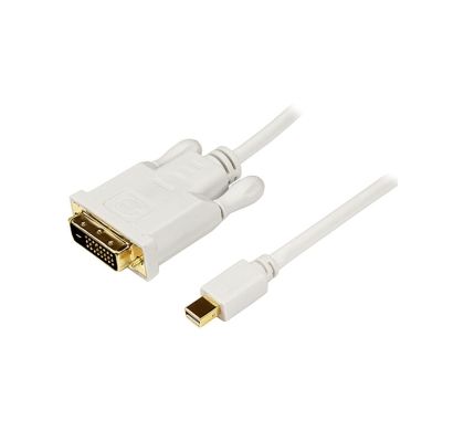 STARTECH .com Mini DisplayPort/DVI Video Cable for Ultrabook, Notebook, TV, Video Device, Monitor, Projector - 1.83 m - 1 Pack
