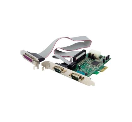 STARTECH .com PEX2S5531P Serial/Parallel Combo Adapter - Dual-profile Plug-in Card - 1 Pack