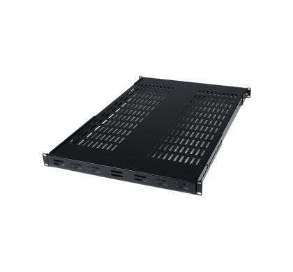 STARTECH .com ADJSHELF 1U 482.60 mm Wide Rack Shelf - Black