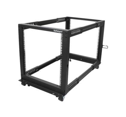 STARTECH .com 12U 464.82 mm Wide x 1016 mm Deep Rack Cabinet for Server, LAN Switch, A/V Equipment - Black