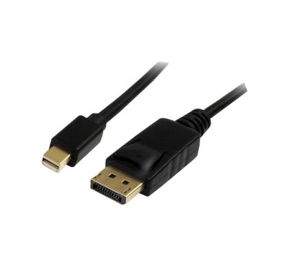 STARTECH .com Mini DisplayPort/DisplayPort A/V Cable for Monitor, Audio/Video Device, Projector, Notebook, TV - 3 m - Shielding - 1 Pack