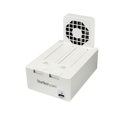 STARTECH .com Drive Dock External - White, Silver