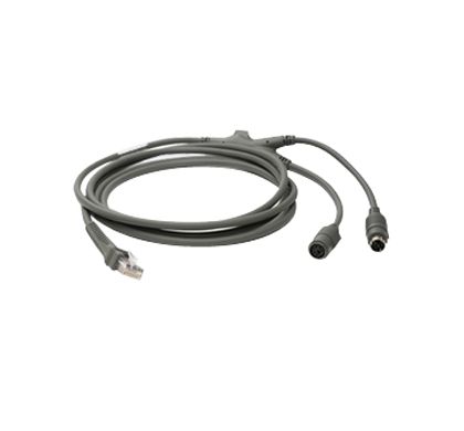 ZEBRA CBA-K01-S07PAR Data Transfer Cable for Keyboard - 2.13 m