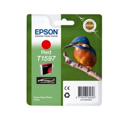 Epson UltraChrome Hi-Gloss2 T1597 Ink Cartridge - Red