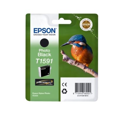 Epson UltraChrome Hi-Gloss2 T1591 Ink Cartridge - Photo Black