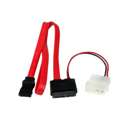 STARTECH .com SLSATAF20 Adapter Cord - 50.80 cm Length - LP4 - SATA, SATA