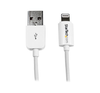 STARTECH .com Lightning/USB Data Transfer Cable for iPad, iPhone, iPod - 1 m - Shielding - 1 Pack