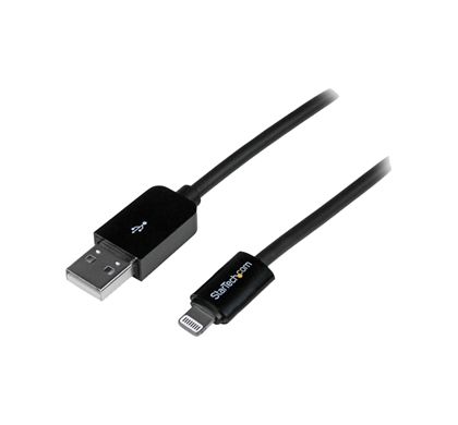 STARTECH .com Lightning/USB Data Transfer Cable for iPod, iPad, iPhone - 2 m - Shielding - 1 Pack Left