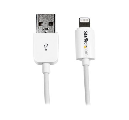 STARTECH .com Lightning/USB Data Transfer Cable for iPhone, iPod, iPad - 2 m - Shielding - 1 Pack