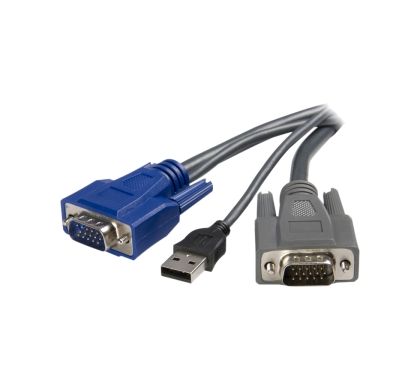 STARTECH .com UltraThin Coaxial KVM Cable for Keyboard/Mouse, KVM Switch, Video Device - 3.05 m