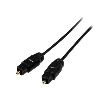 STARTECH .com Fibre Optic Audio Cable for Audio Device, Speaker, Satellite Receiver - 4.57 m - 1 Pack