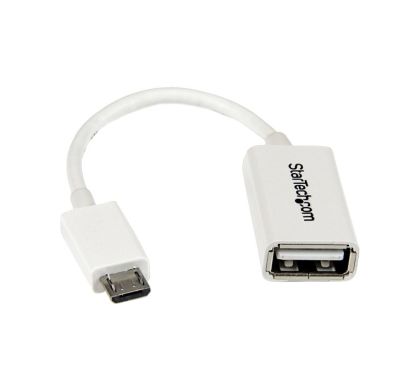 STARTECH .com USB Data Transfer Cable for Cellular Phone, Tablet, Keyboard/Mouse, Digital Text Reader - 12.70 cm - Shielding - 1 Pack