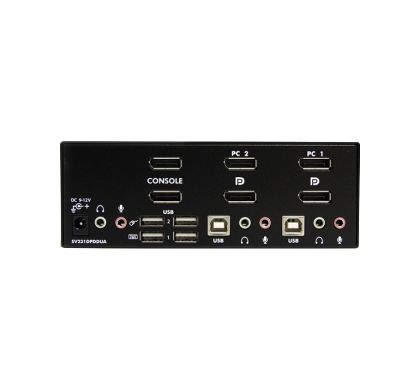 STARTECH .com SV231DPDDUA KVM Switchbox Rear