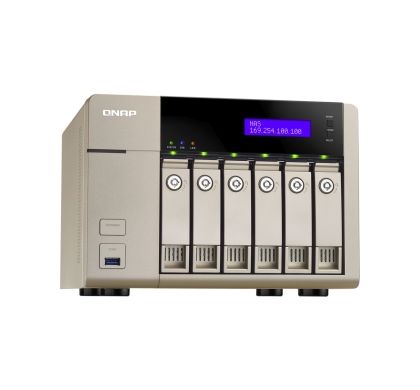 QNAP Turbo vNAS TVS-663 6 x Total Bays NAS Server - Tower