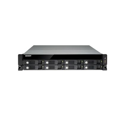 QNAP Turbo vNAS TVS-871U-RP 8 x Total Bays SAN/NAS Server - 2U - Rack-mountable Front