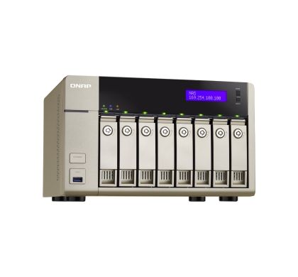 QNAP Turbo vNAS TVS-863 8 x Total Bays NAS Server - Tower