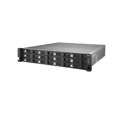 QNAP Turbo vNAS TVS-1271U-RP 12 x Total Bays SAN/NAS Server - 2U - Rack-mountable Top