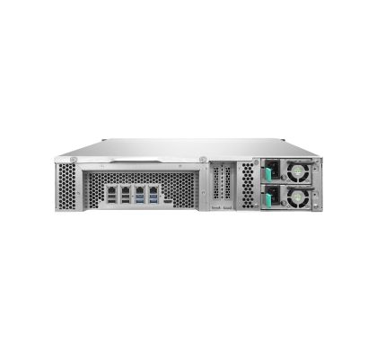 QNAP Turbo vNAS TVS-1271U-RP 12 x Total Bays SAN/NAS Server - 2U - Rack-mountable Rear
