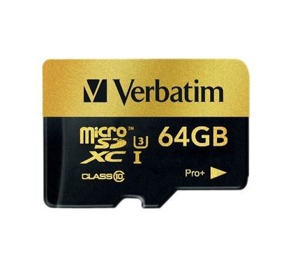 VERBATIM Pro+ 64 GB microSD Extended Capacity (microSDXC)