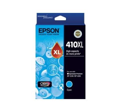 EPSON Claria 410XL Ink Cartridge - Cyan