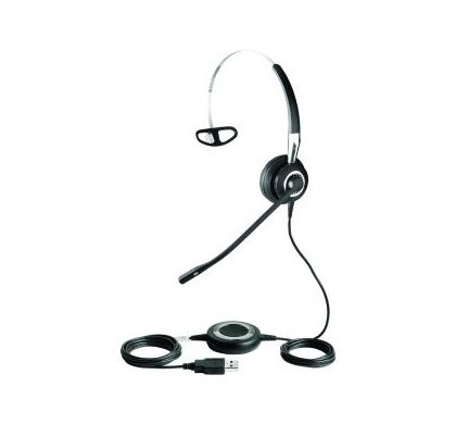 JABRA Wired Mono Headset - Over-the-head - Supra-aural - Silver, Black