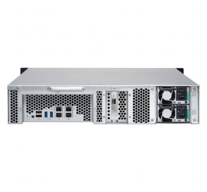 QNAP Turbo NAS TS-863U-RP 8 x Total Bays NAS Server - 2U - Rack-mountable RearMaximum