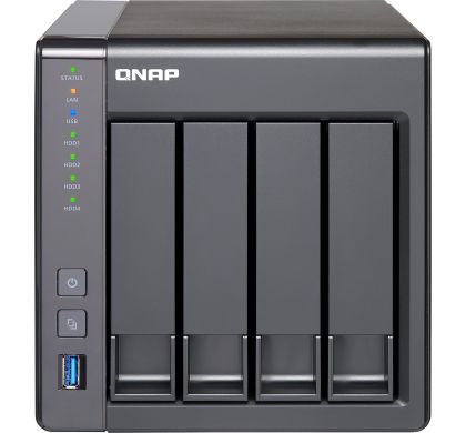 QNAP Turbo NAS TS-451+ 4 x Total Bays NAS Server - Desktop FrontMaximum