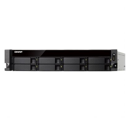 QNAP Turbo NAS TS-863U 8 x Total Bays NAS Server - 2U - Rack-mountable LeftMaximum